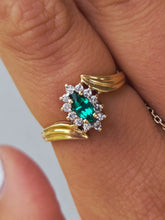 Load image into Gallery viewer, Emerald Estate Ring - 14K Yellow Gold - Estate
