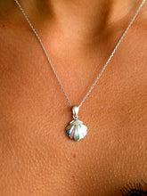 Load image into Gallery viewer, Colorful SeaShell Necklace - Sterling Silver
