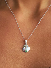 Load image into Gallery viewer, Colorful SeaShell Necklace - Sterling Silver