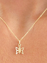 Load image into Gallery viewer, Butterfly Necklace - 14k Gold