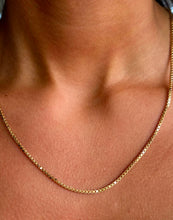 Load image into Gallery viewer, 20” Box Chain - 14K Yellow Gold
