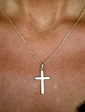 Load image into Gallery viewer, Gold Cross Necklace - 14K Gold