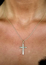 Load image into Gallery viewer, Gold Cross Necklace - 14K Gold