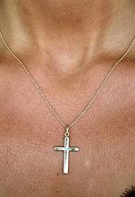 Load image into Gallery viewer, Gold Cross Necklace - 14K Gold