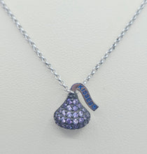 Load image into Gallery viewer, Hershey Kiss Necklace - Sterling Silver