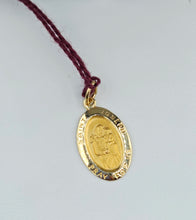 Load image into Gallery viewer, Saint Joseph Oval Medal - 14K Yellow Gold Estate