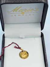 Load image into Gallery viewer, Saint Anthony Medal - 14K Yellow Gold Estate