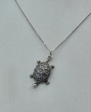 Load image into Gallery viewer, Sea Turtle Necklace - Sterling Silver