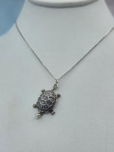 Load image into Gallery viewer, Sea Turtle Necklace - Sterling Silver