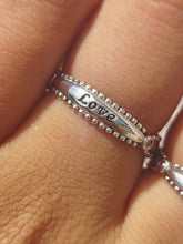 Load image into Gallery viewer, Words of Love Ring  - Sterling Silver