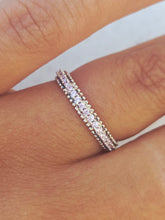 Load image into Gallery viewer, Eternity Ring Pink - Sterling Silver