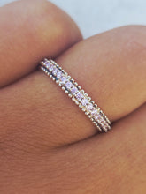 Load image into Gallery viewer, Eternity Ring Pink - Sterling Silver