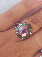 Load image into Gallery viewer, Multi Color CZ Ring - Sterling Silver