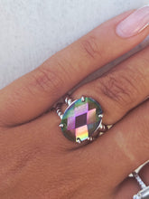 Load image into Gallery viewer, Multi Color CZ Ring - Sterling Silver