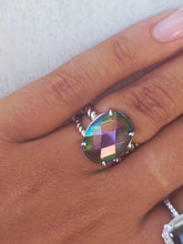 Load image into Gallery viewer, Multi Color CZ Ring - Sterling Silver
