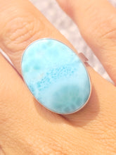 Load image into Gallery viewer, Oval Larimar Ring