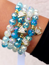 Load image into Gallery viewer, Ocean Mist Disco w/Goldfish Charm- Elena Michele