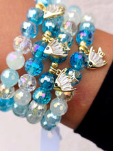 Load image into Gallery viewer, Ocean Mist Disco w/Goldfish Charm- Elena Michele