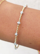Load image into Gallery viewer, Lucky 7 Diamond Flex Bangle - 14K Gold