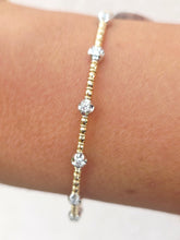 Load image into Gallery viewer, Lucky 7 Diamond Flex Bangle - 14K Gold