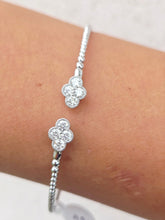 Load image into Gallery viewer, Diamond Bypass Flex Bangle - 14K White Gold
