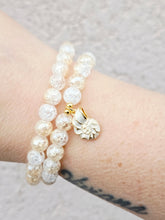 Load image into Gallery viewer, Champagne Crackle Quartz Stacker- Elena Michele