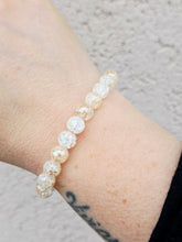 Load image into Gallery viewer, Champagne Crackle Quartz Stacker- Elena Michele