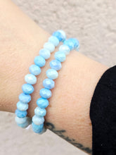 Load image into Gallery viewer, Blue Sugar Sky Crystal Stacker- Elena Michele