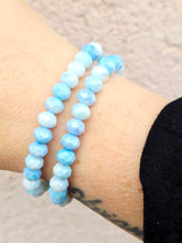 Load image into Gallery viewer, Blue Sugar Sky Crystal Stacker- Elena Michele