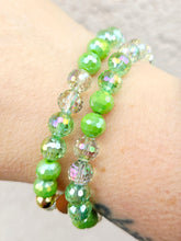 Load image into Gallery viewer, Key Lime Disco Crystal Stacker- Elena Michele
