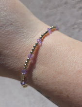 Load image into Gallery viewer, Alexandrite “By the Yard” Swarovski Crystal June Birthstone Bracelet - Our Whole Heart