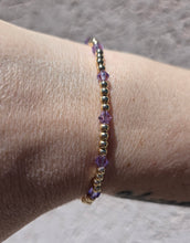 Load image into Gallery viewer, Alexandrite “By the Yard” Swarovski Crystal June Birthstone Bracelet - Our Whole Heart