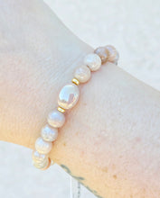 Load image into Gallery viewer, Peach Moonstone w/Coated Moonstone Centerpiece - Elena Michele