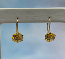 Load image into Gallery viewer, Alex and Ani Crystal Therapy Earrings - Light Topaz for Clarity