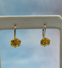 Load image into Gallery viewer, Alex and Ani Crystal Therapy Earrings - Light Topaz for Clarity