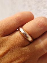 Load image into Gallery viewer, Rose Gold Plated Dome Ring