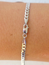 Load image into Gallery viewer, Cuban Link Bracelet - 14K White Gold