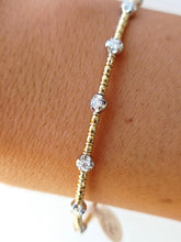 Load image into Gallery viewer, Lucky 7 Diamond Flex Bangle - 14K Gold