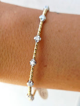 Load image into Gallery viewer, Lucky 7 Diamond Flex Bangle - 14K Gold