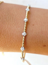 Load image into Gallery viewer, Lucky 7 Diamond Flex Bangle - 14K Gold