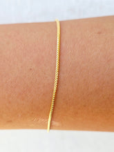 Load image into Gallery viewer, Sparkle Franco Chain Bracelet - 14k Yellow Gold
