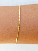 Load image into Gallery viewer, Sparkle Franco Chain Bracelet - 14k Yellow Gold
