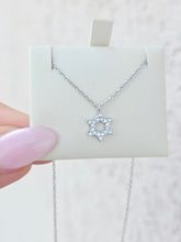 Load image into Gallery viewer, Mini Star of David CZ Necklace - Sterling Silver