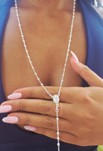 Load image into Gallery viewer, Polished Rosary Bead Necklace - Sterling Silver