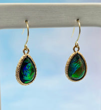Load image into Gallery viewer, Green Opalite - French Hook Earrings