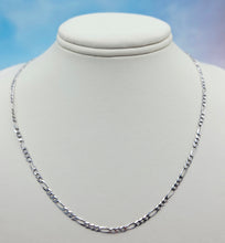 Load image into Gallery viewer, Figaro Necklace - Sterling Silver
