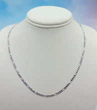 Load image into Gallery viewer, Figaro Necklace - Sterling Silver