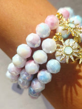 Load image into Gallery viewer, Opal Sun on Firecracker Frost Shimmer Beaded Bracelet - Elena Michele