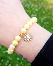 Load image into Gallery viewer, Opal Sun on Sunshine Shimmer Beaded Bracelet - Elena Michele