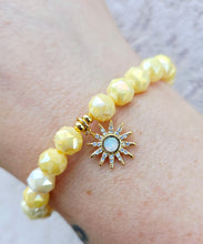 Load image into Gallery viewer, Opal Sun on Sunshine Shimmer Beaded Bracelet - Elena Michele